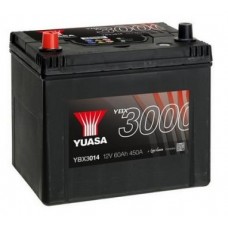 Akumulator YUASA Black 12V 60Ah 450A L+ YBX3014